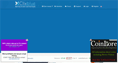 Desktop Screenshot of clixblue.com